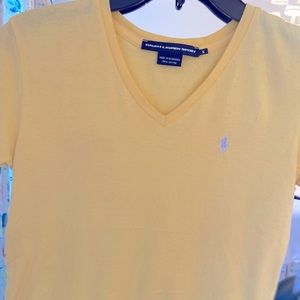 Yellow polo tee